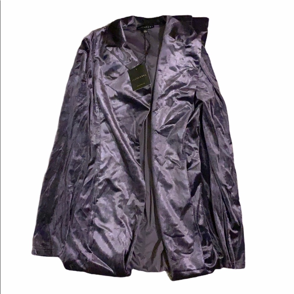 NWT JLUXLABEL Purple 1946 Belted Duster Dress
